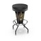 Holland Bar Stool Co Lighted Anaheim Ducks 30" Swivel Bar Stool L500030AnaDksBlkVinyl - alternate 1